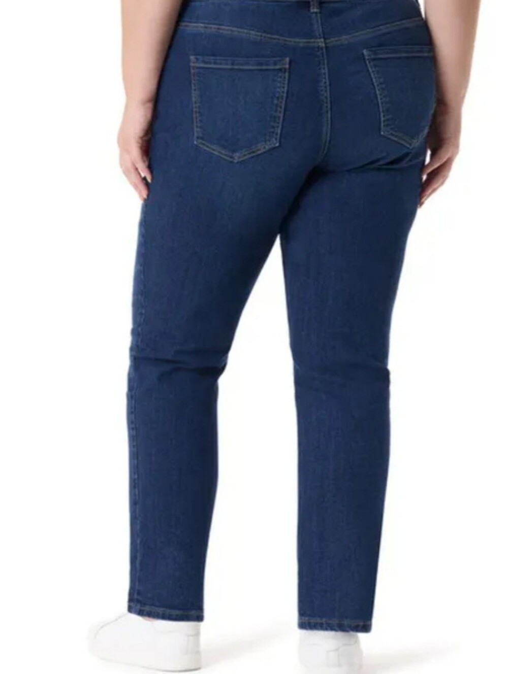 Gloria Vanderbilt Amanda Slimming Jeans in Dark Blue Denim Size 20W Short - Picture 2 of 9